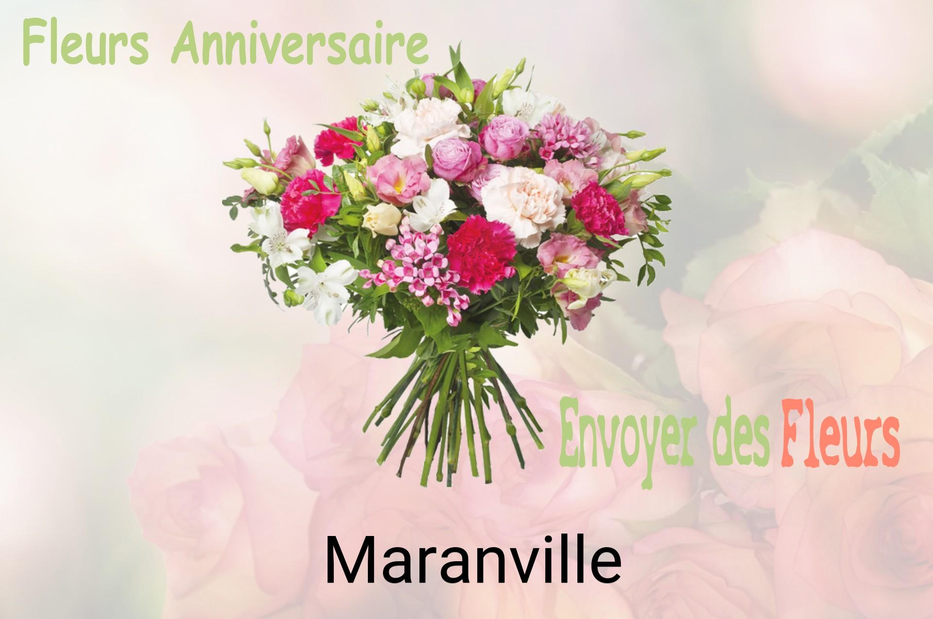 Bouquet de fleurs d’anniversaire livré à Maranville