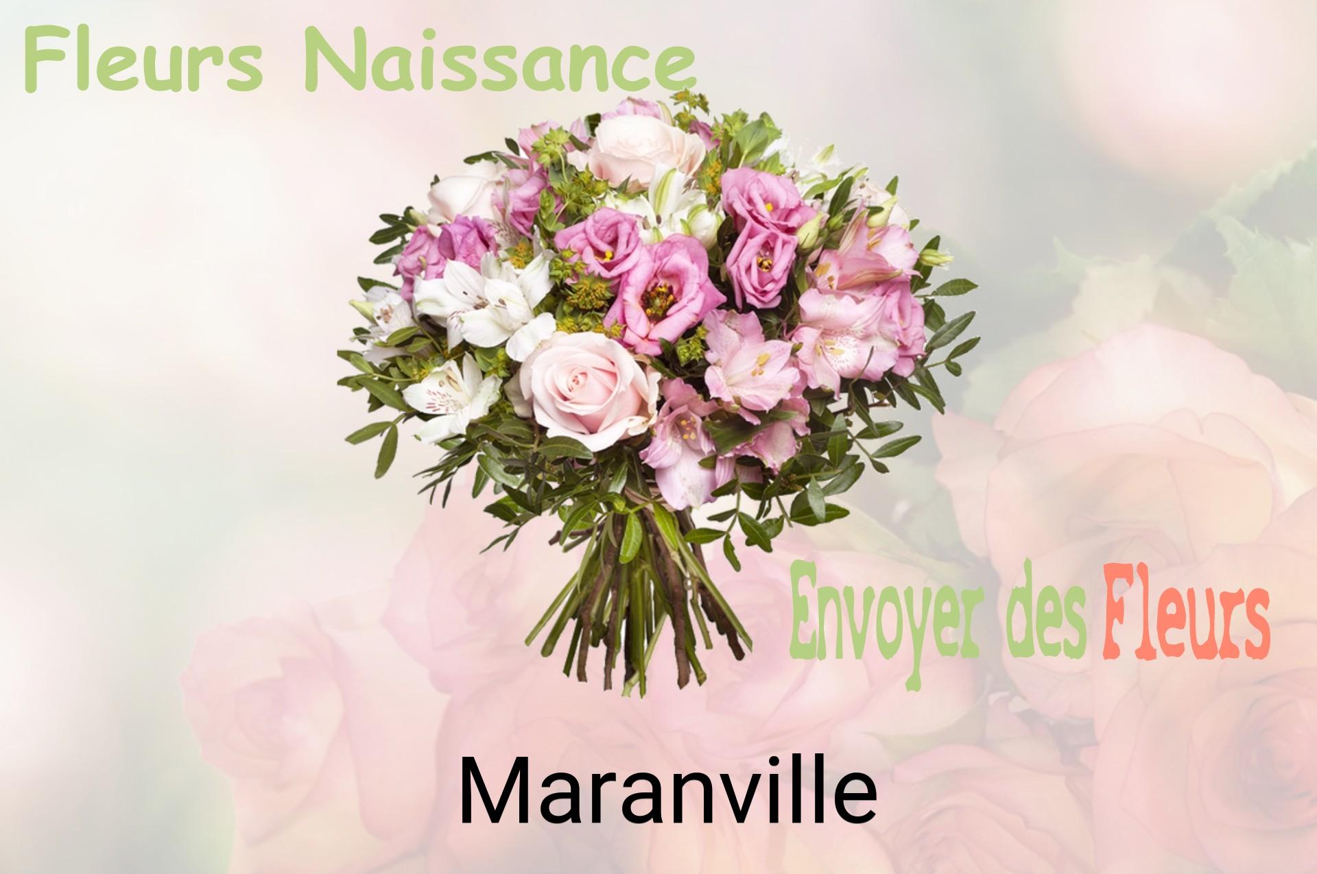 Bouquet de fleurs de naissance livré à Maranville